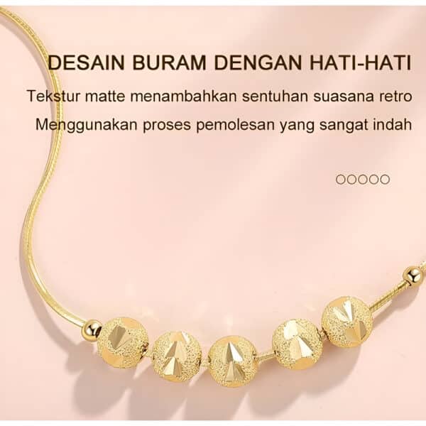 Five Blessings Necklace Woman Love Transfer Gold - Plated Moisture Light Luxury Jewellery Necklace
